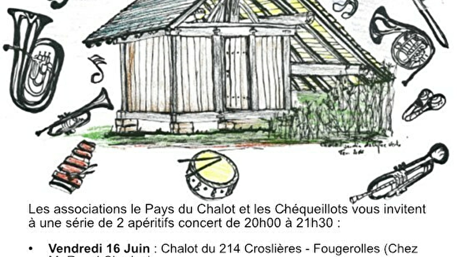 Concert autour du chalot