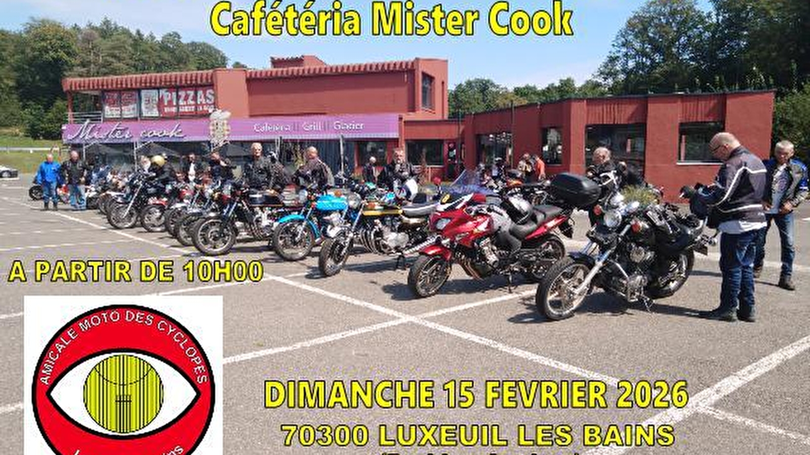 Rassemblement mensuel de moto