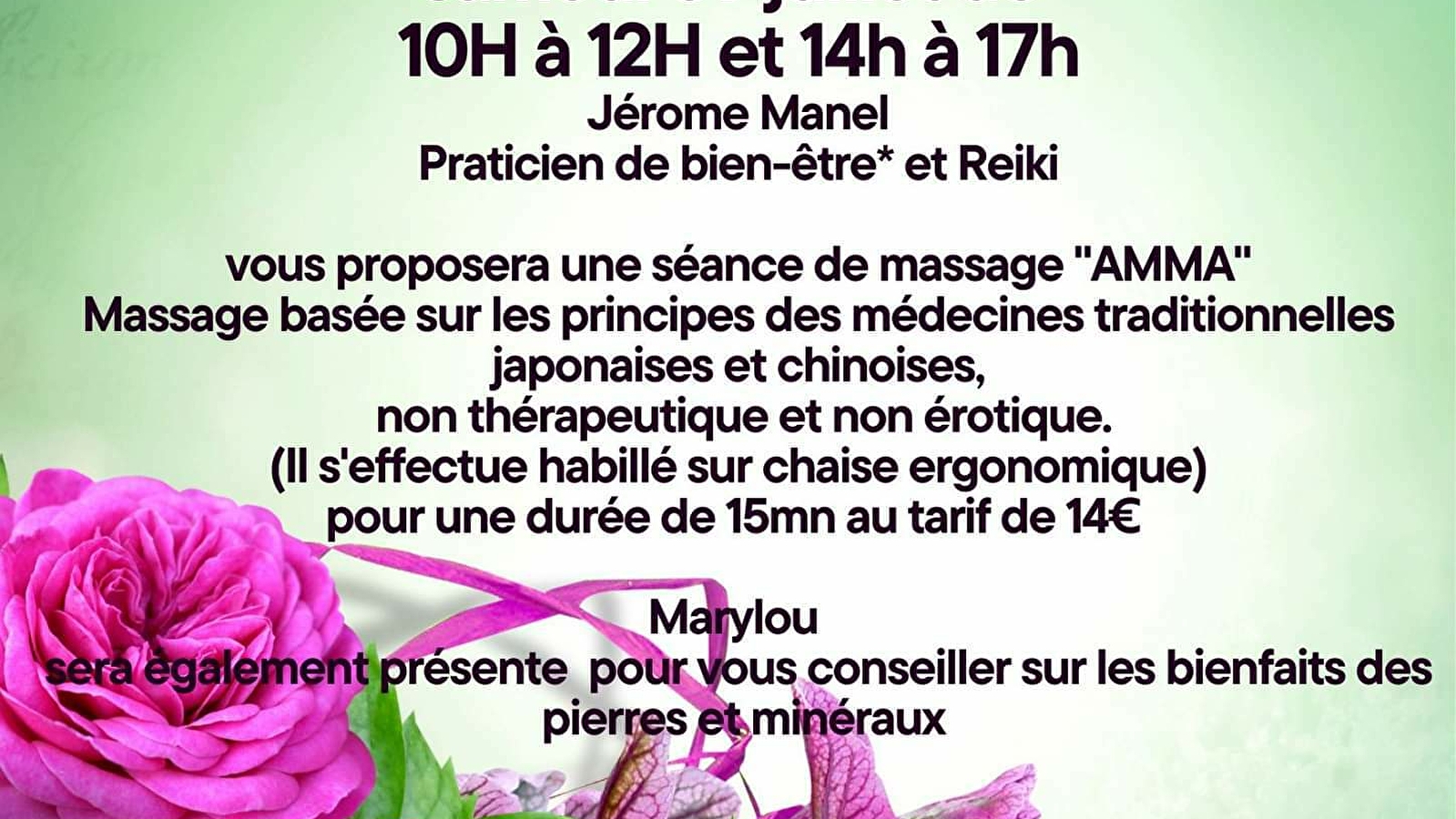 Séance de massage Amma