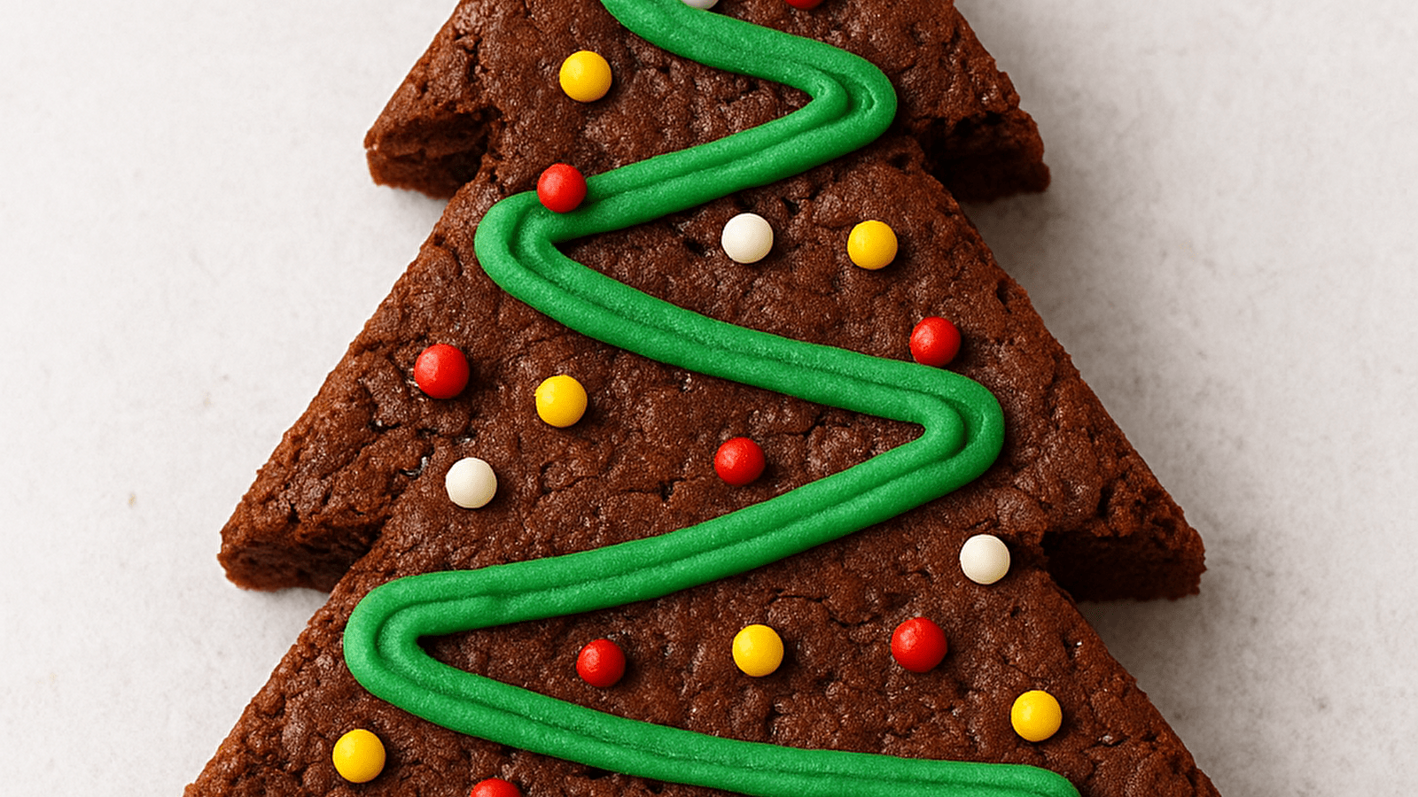 Bricolage de Noël « Bonhomme en céréales et sapin en brownie »