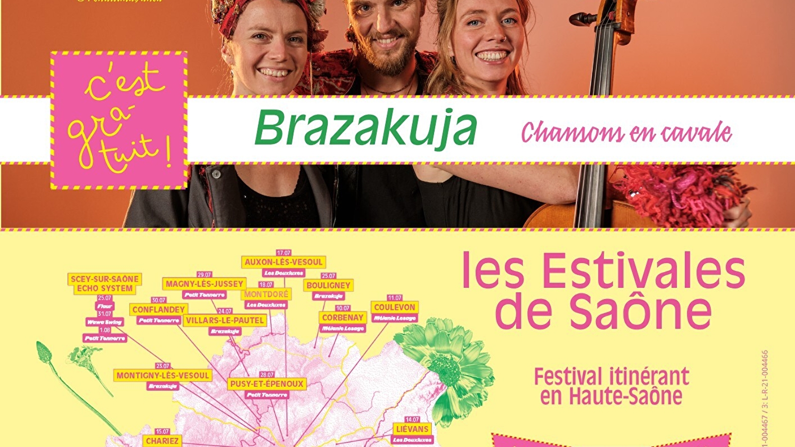 Les Estivales de Saône : Brazakuja
