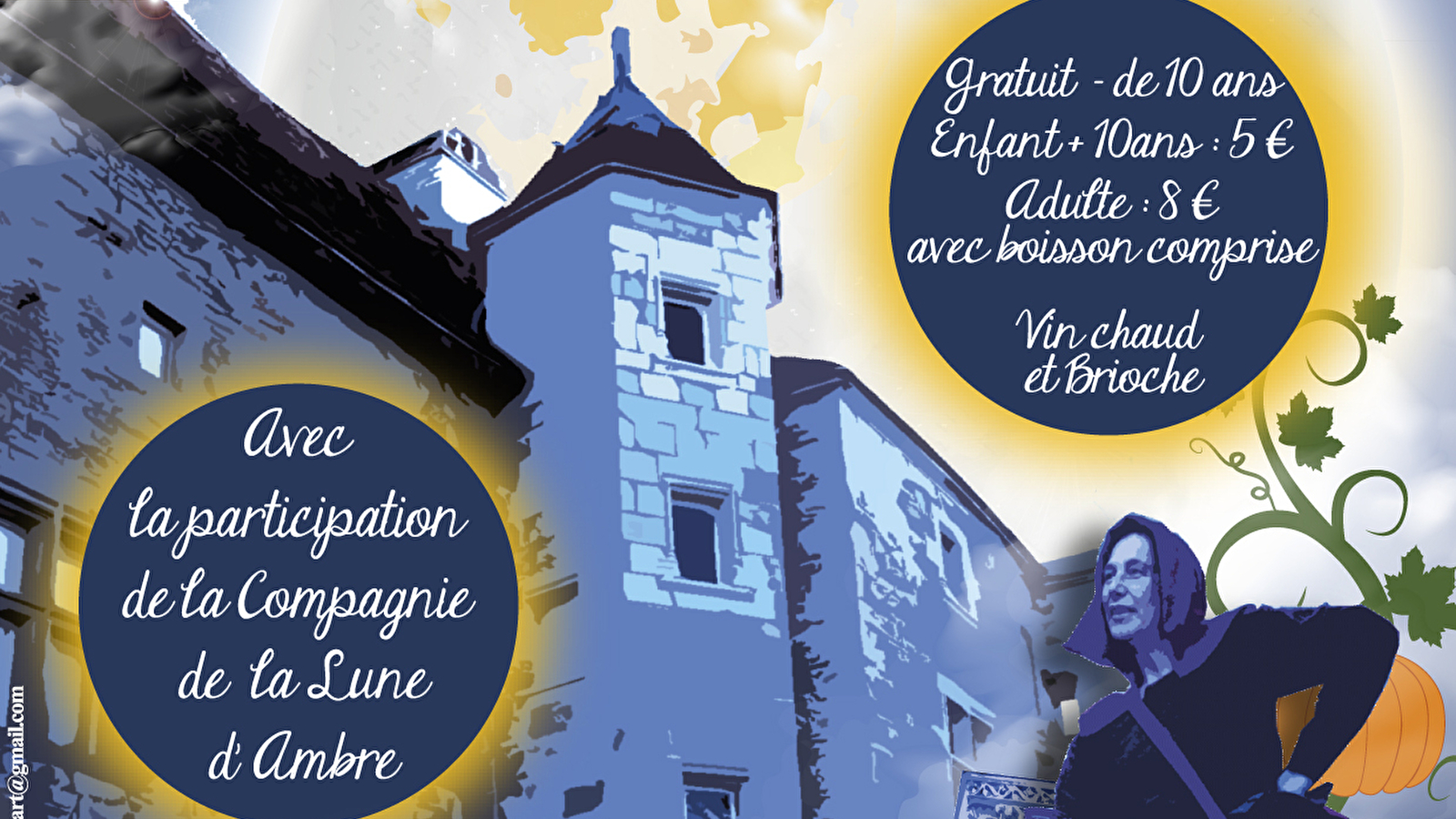 Balade contée aux chandelles dans le château de Valleroy