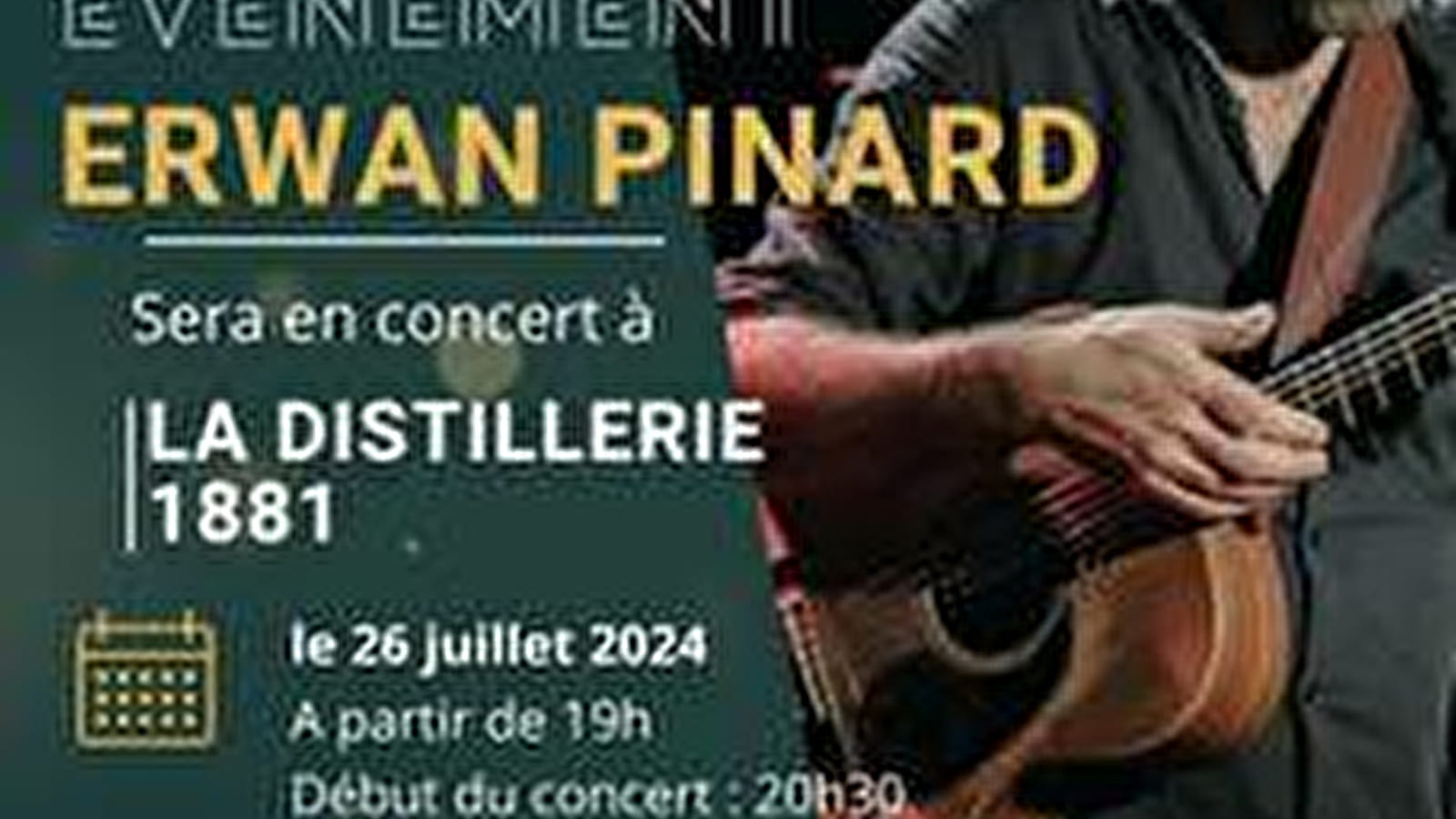 Concert : Erwan Pinard