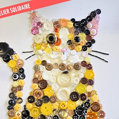 Atelier solidaire : Animaux en boutons