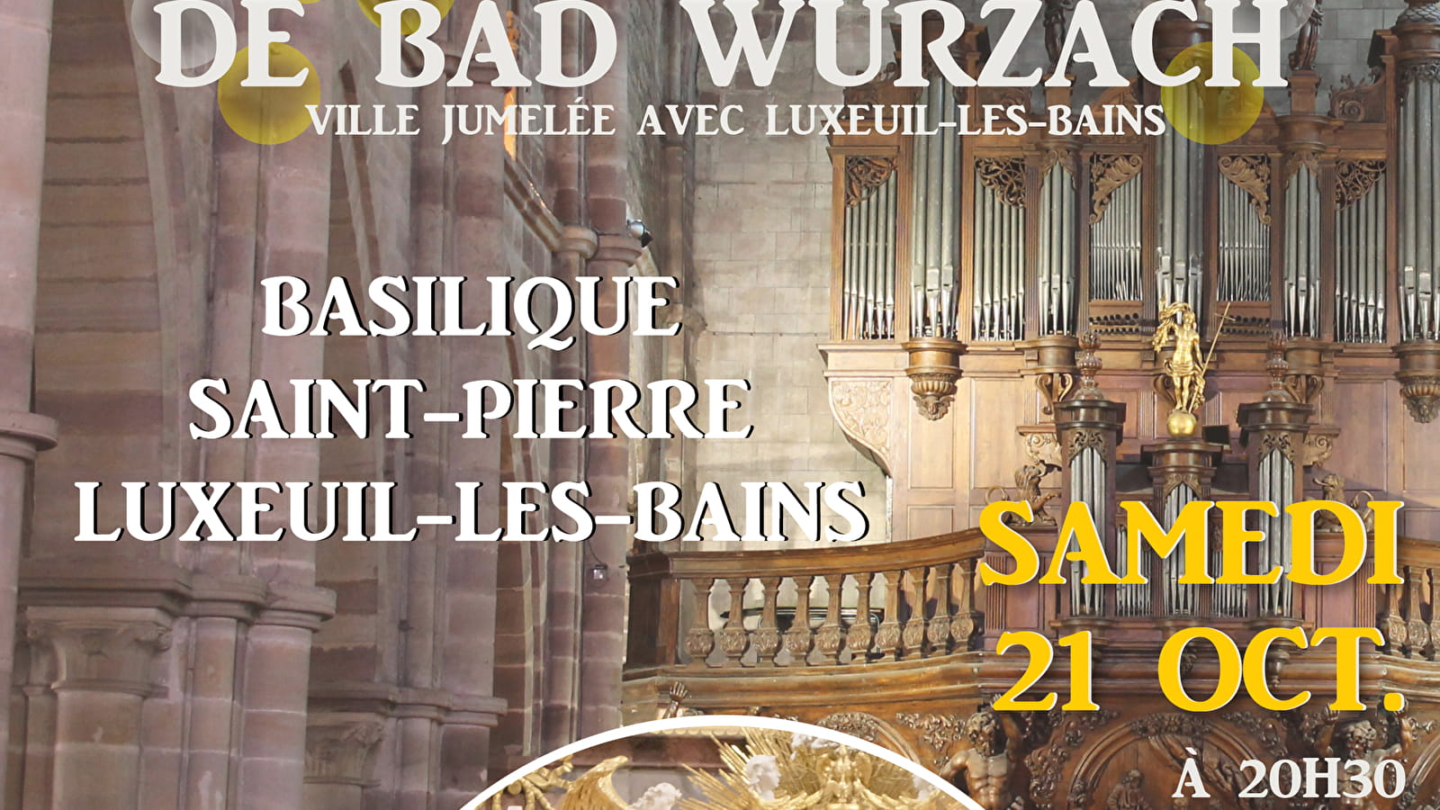 Concert de la Chorale Sainte Verena