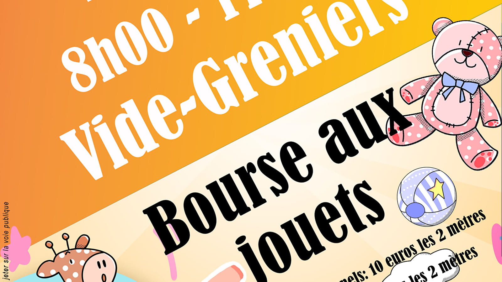 Vide-greniers/bourse aux jouets Luxeuil