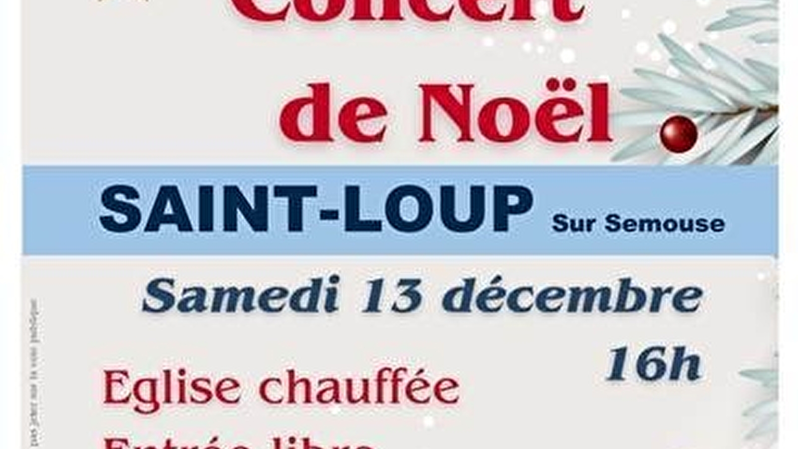 Concert de Noël