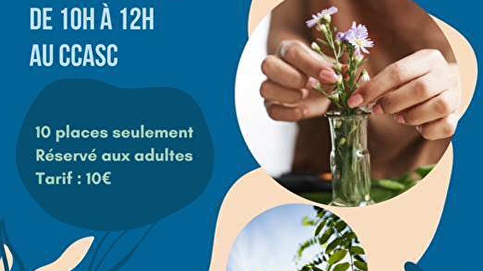 Atelier composition florale au naturel