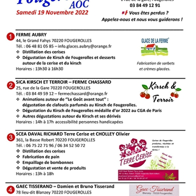 Fête du Kirsch de Fougerolles AOC