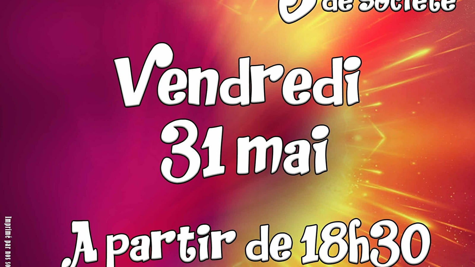 Soirée Jeux de société