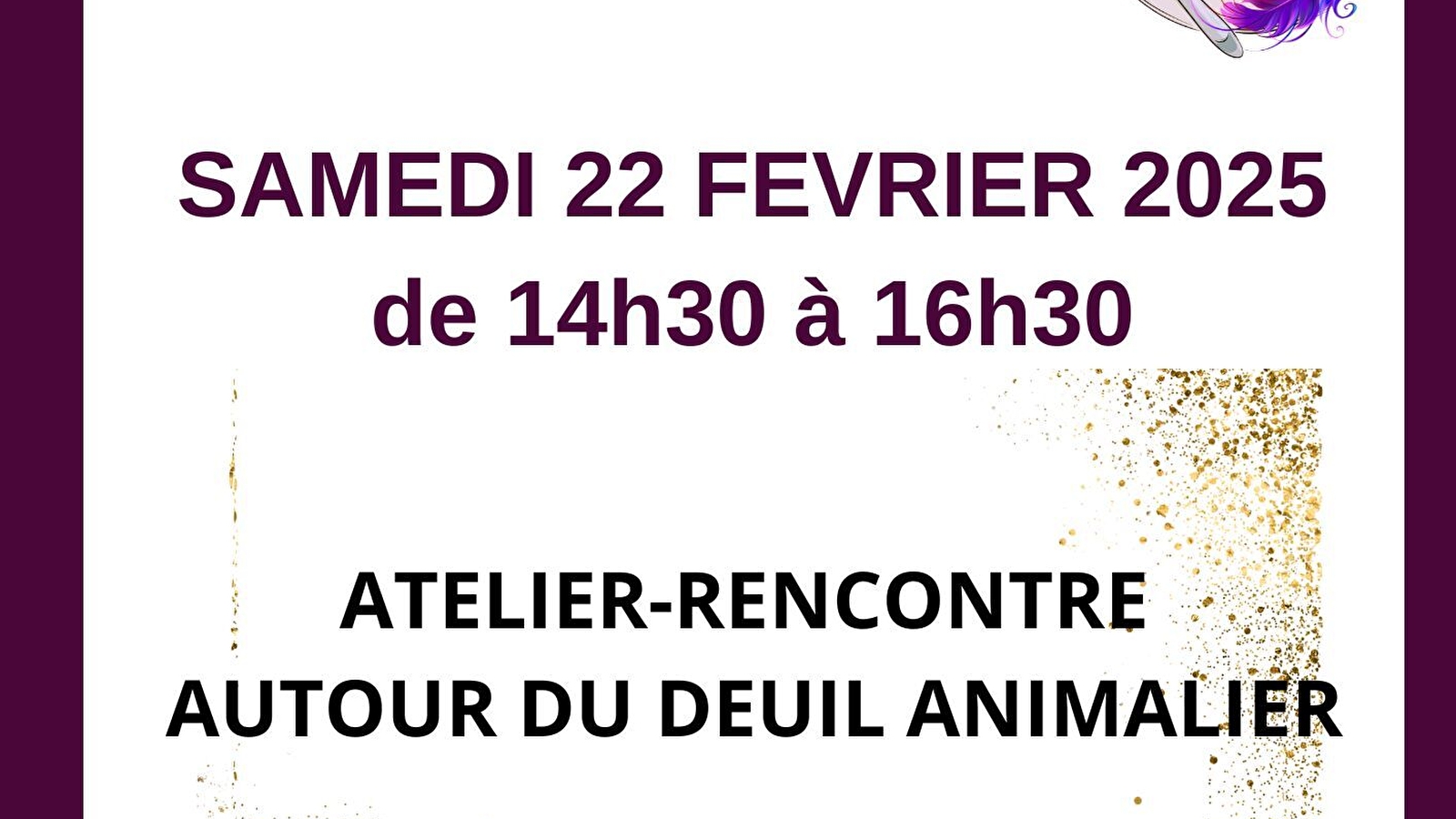 Plum(ailfe) Café autour du deuil animalier
