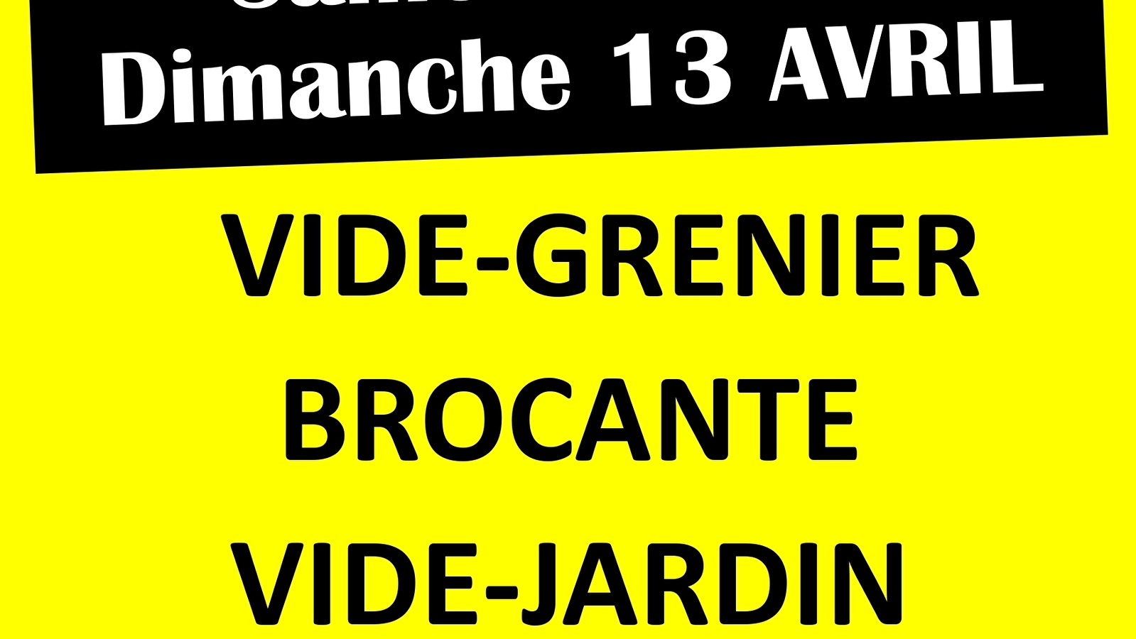 Vide grenier