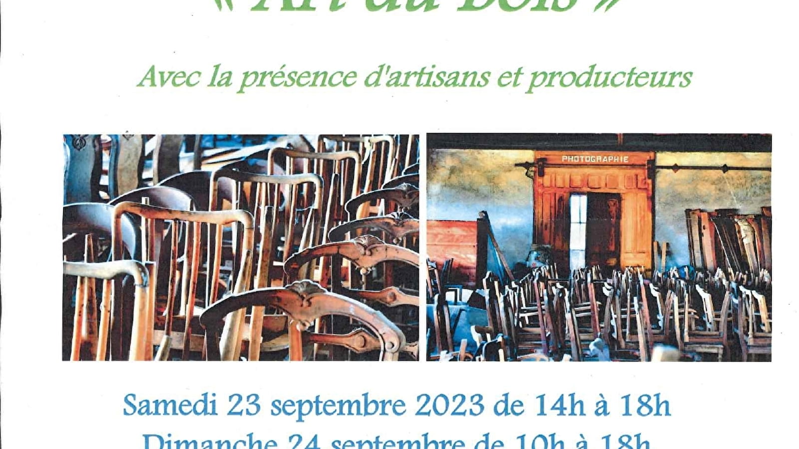 Exposition : Art du bois