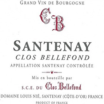 Clos Bellefond - Domaine Louis Nie - SANTENAY