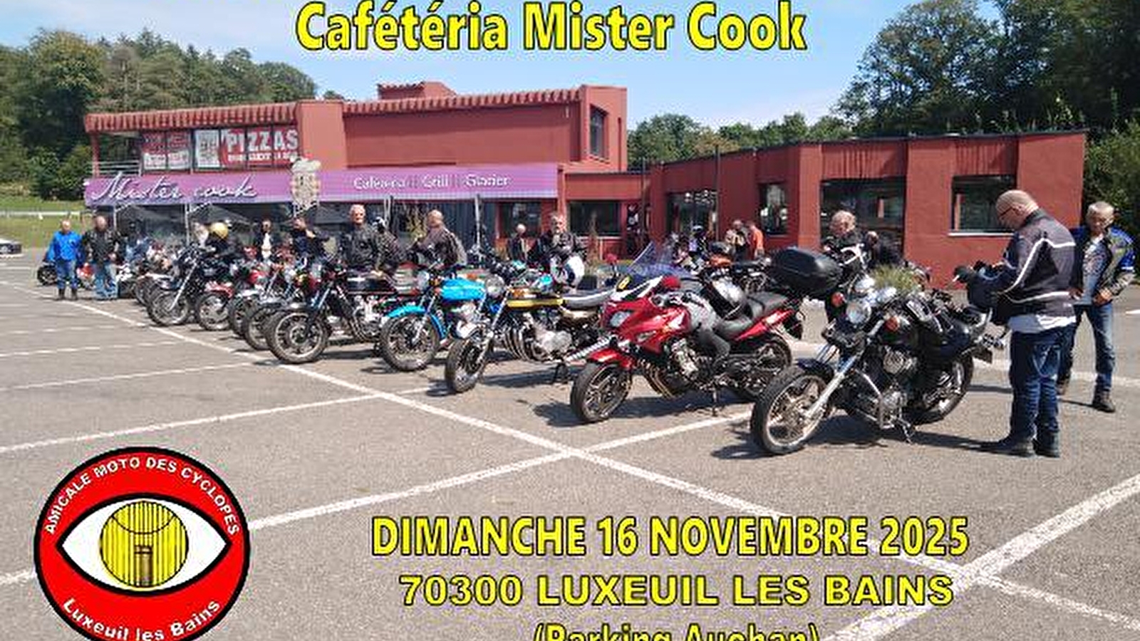 134ème rassemblement mensuel moto.