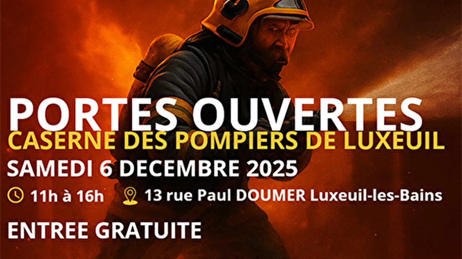Portes ouvertes à la caserne des pompiers
