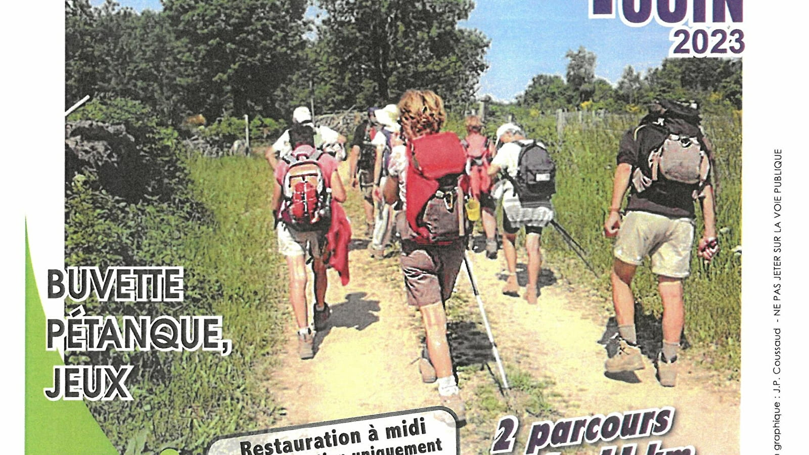 Journée marche et pétanque pour le Téléthon