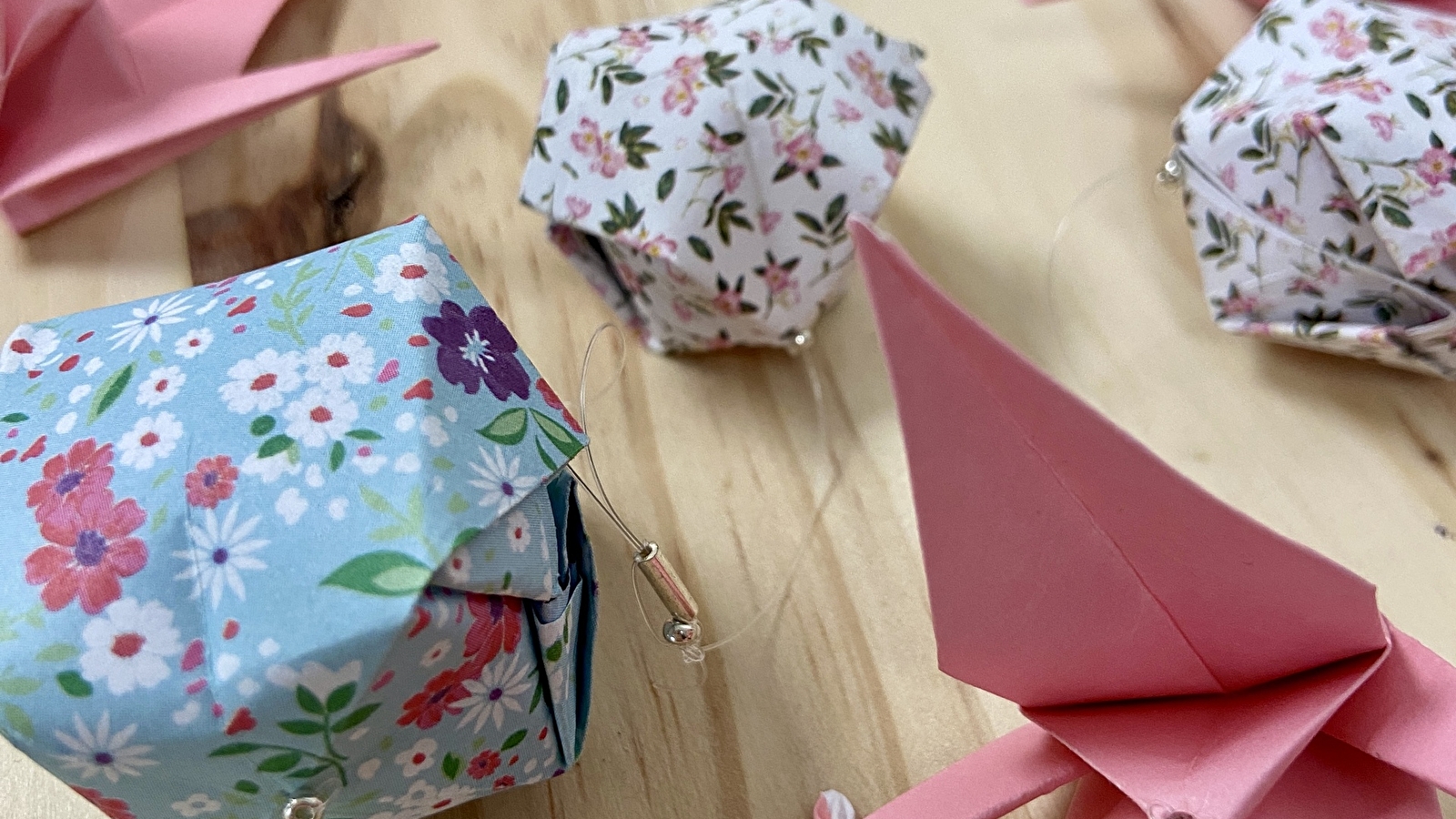 Atelier guirlande en origami 