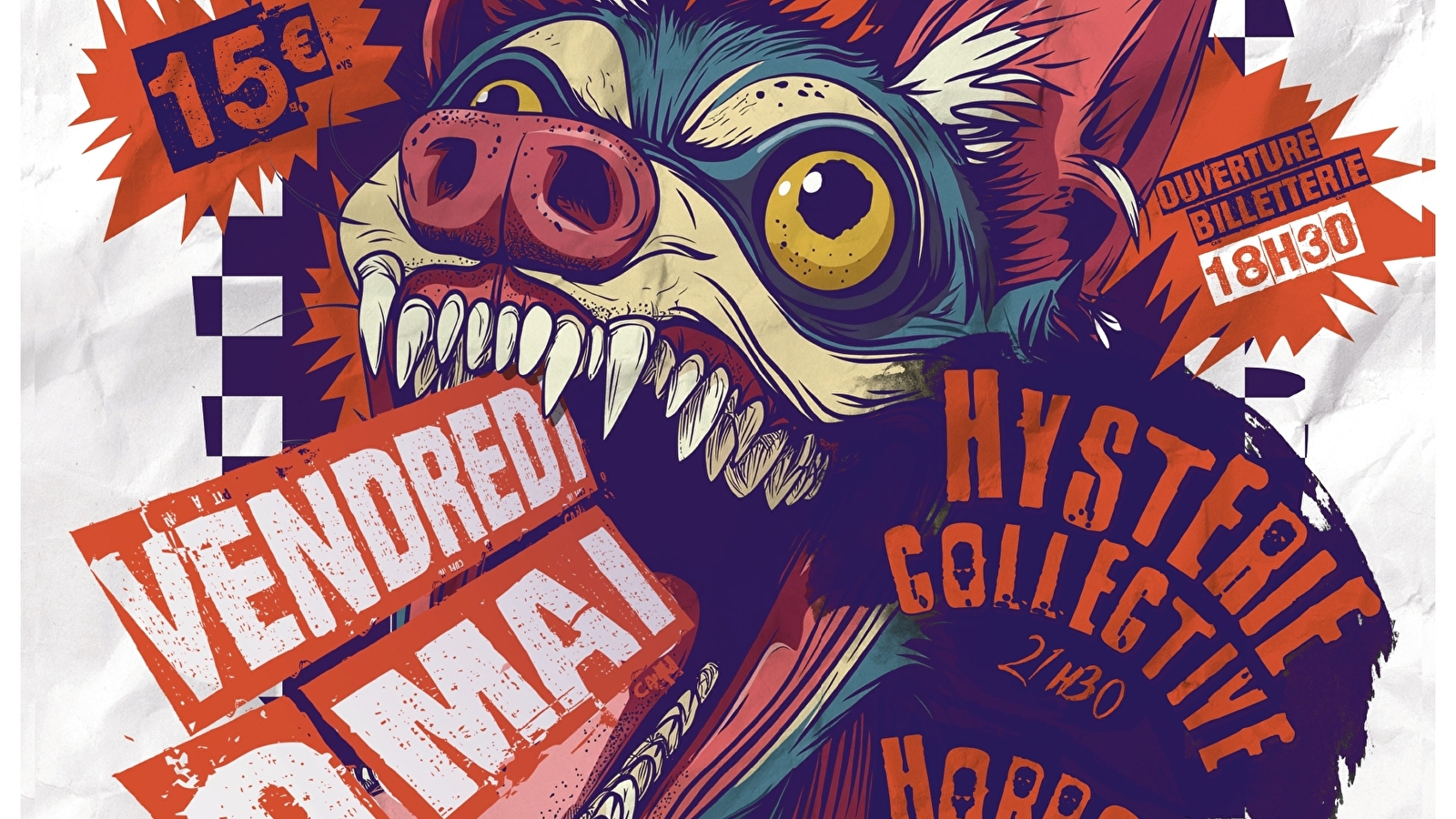 Concert : Scarface, Hystérie Collective, et Horror Zombies Show