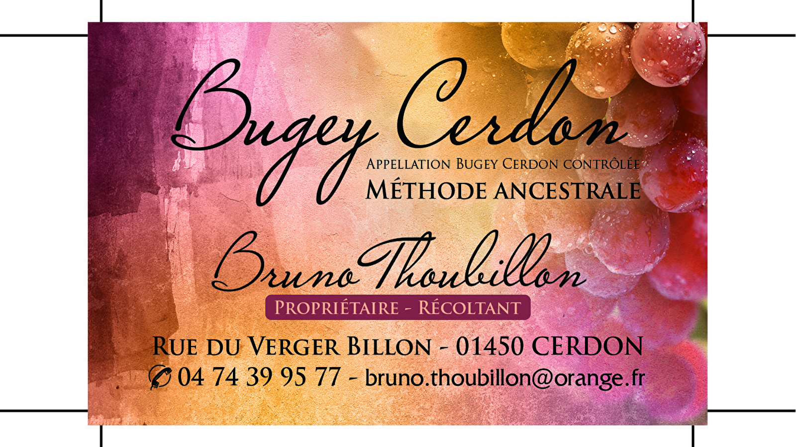 Caveau Bruno THOUBILLON