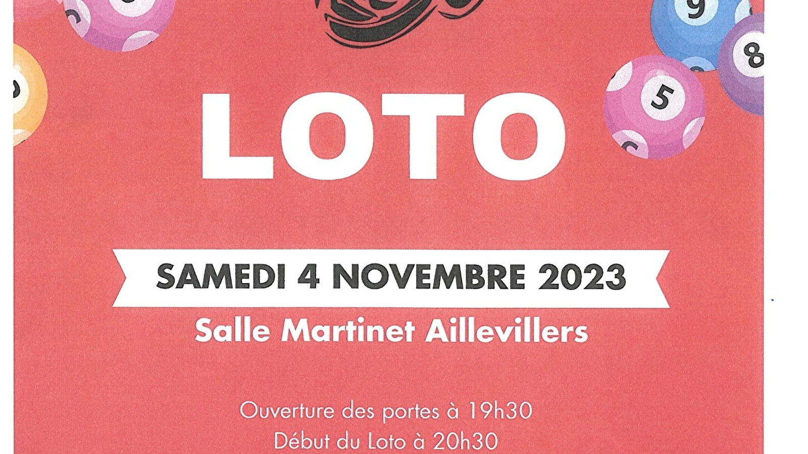 Loto de l'Amicale des Sapeurs-Pompiers d'Aillevillers