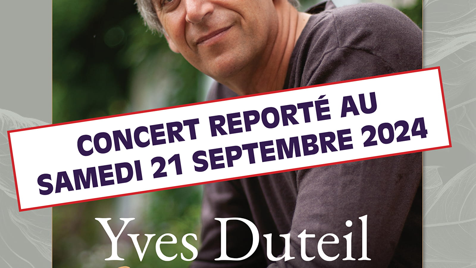 Concert : Yves Duteil