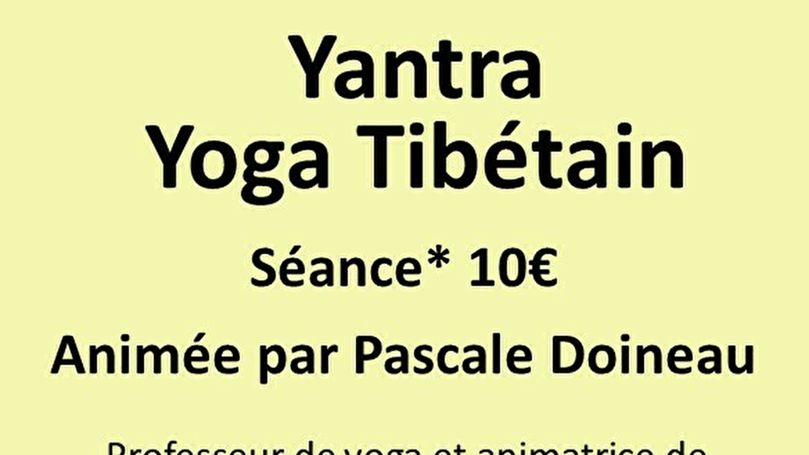 Yantra - Yoga Tibétain