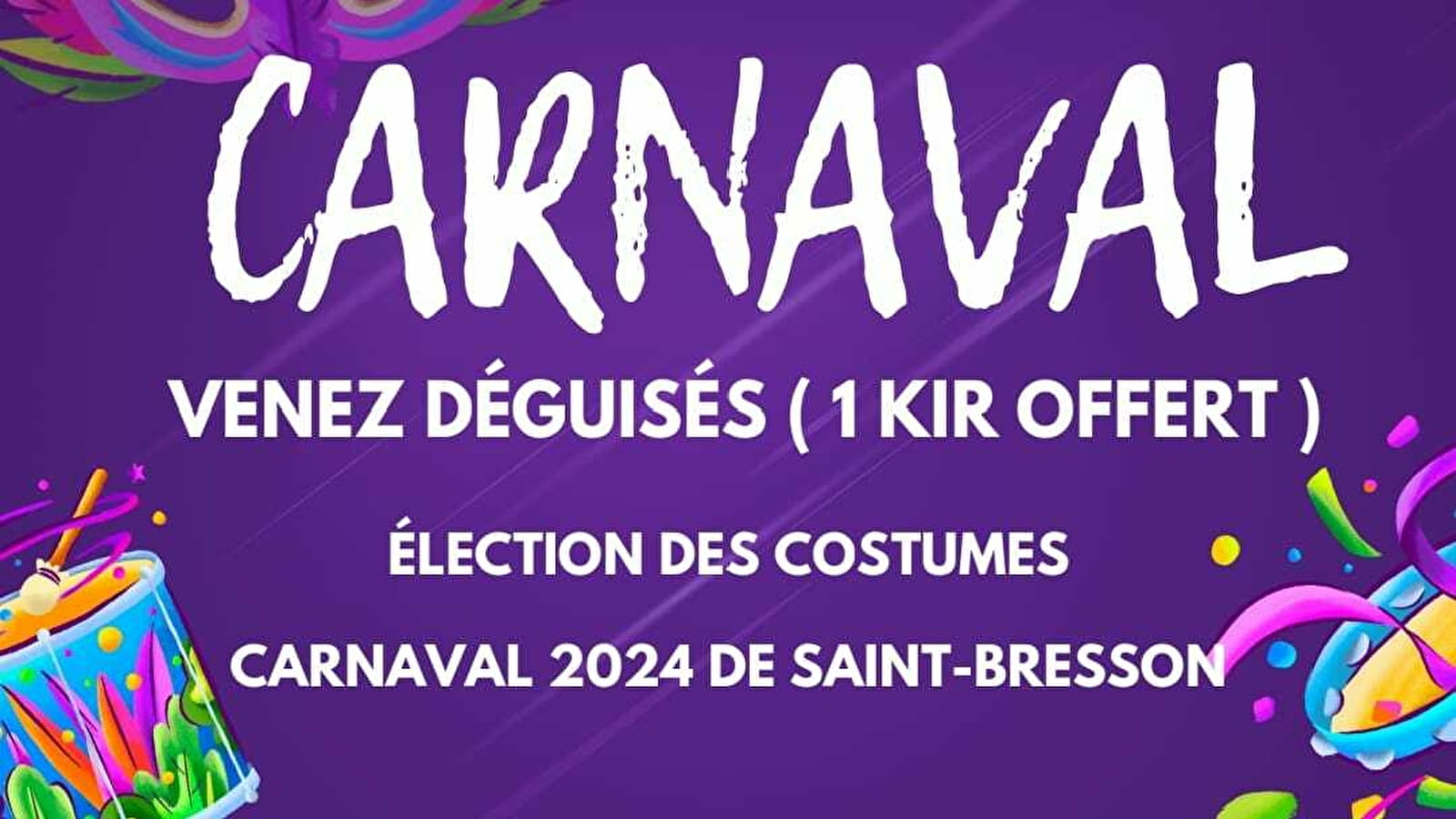 Carnaval à l'Auberge de la Montagne