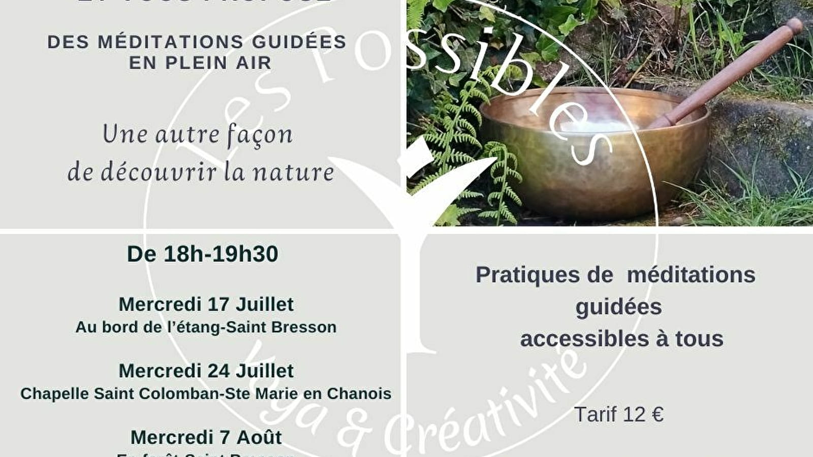 Méditation en plein air
