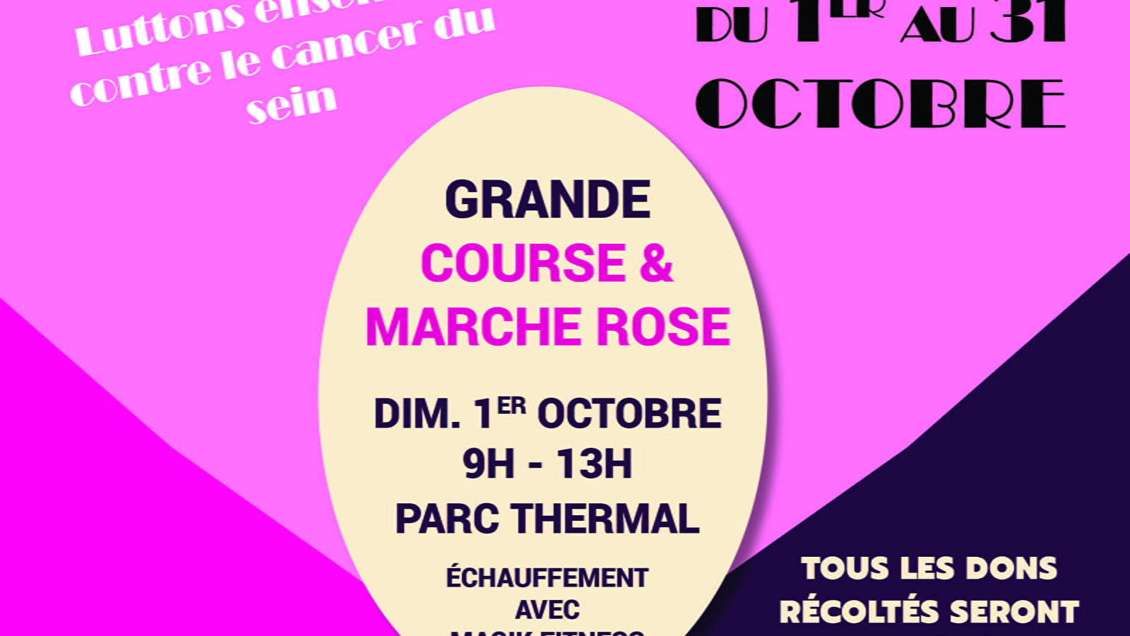 Octobre Rose à Luxeuil-les-Bains