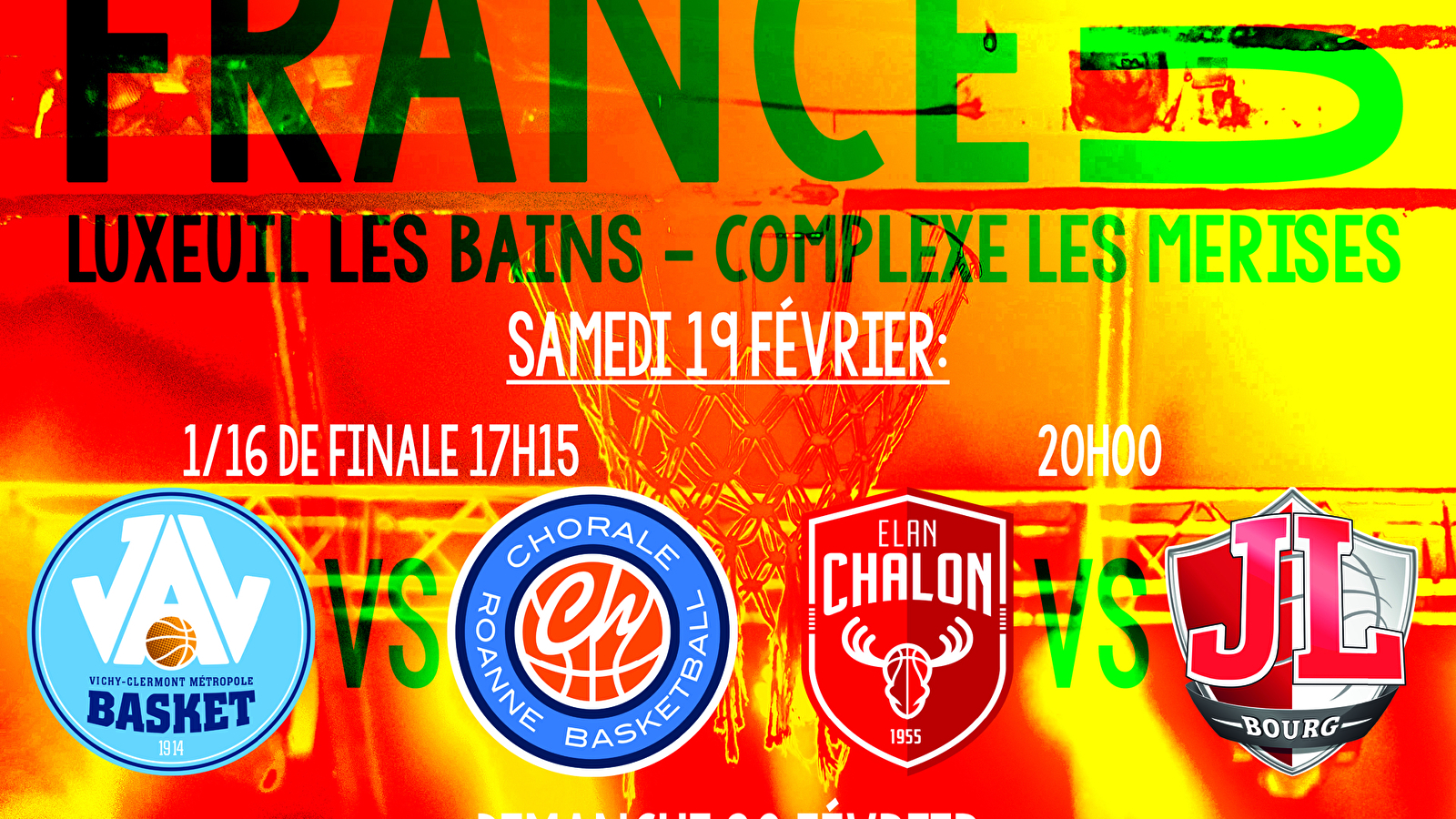 1/16 et 1/8 de Finale de la Coupe de France en catégorie 'U17M'