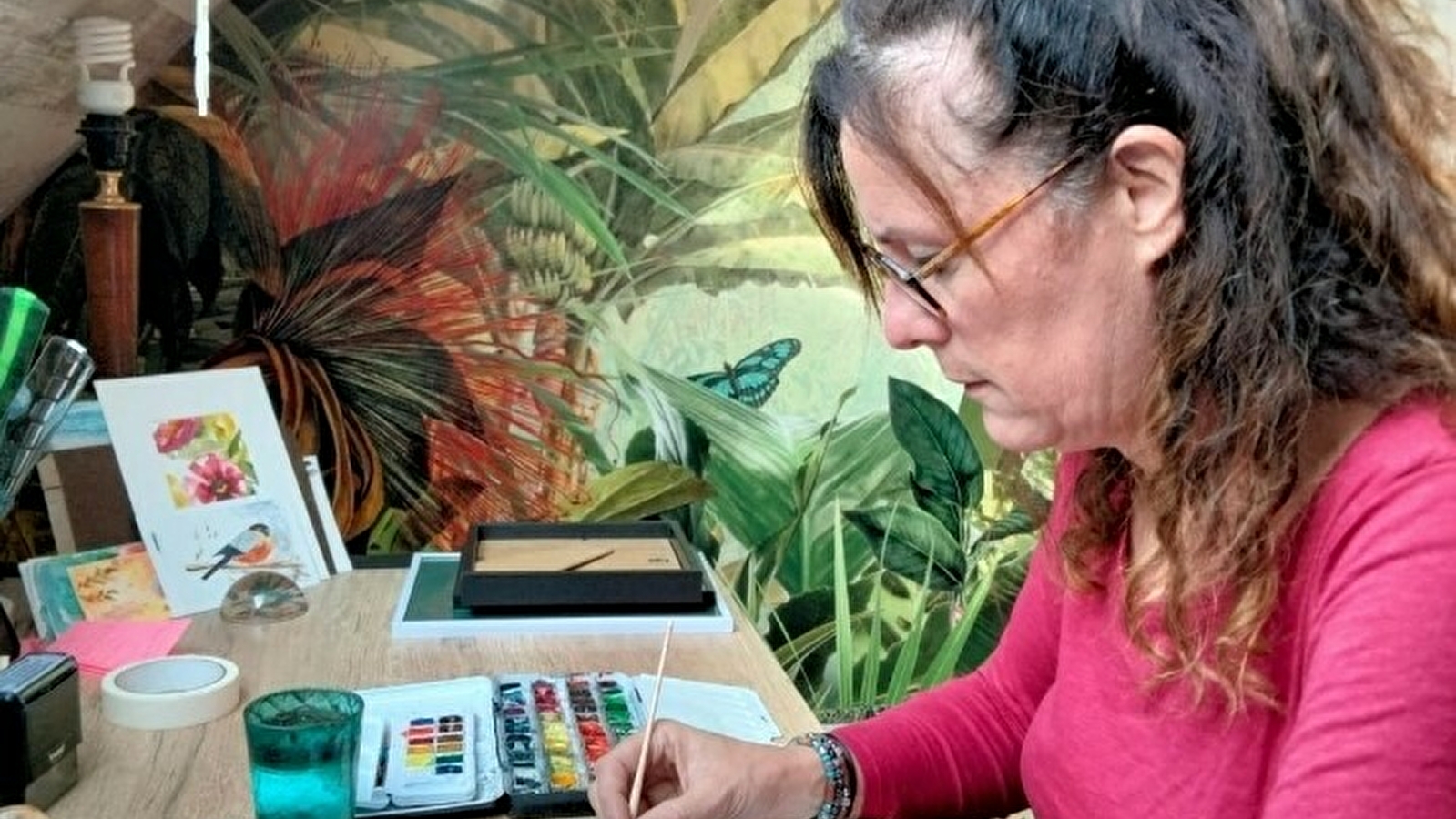 Atelier d'aquarelle