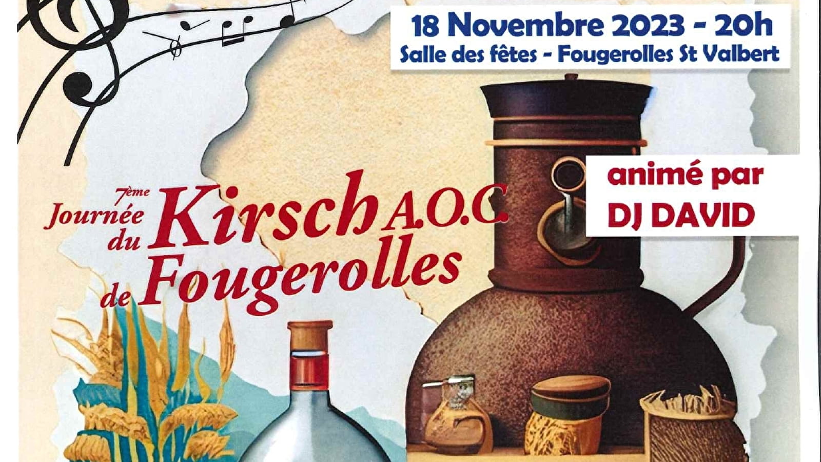 Fête du Kirsch de Fougerolles AOC et repas dansant