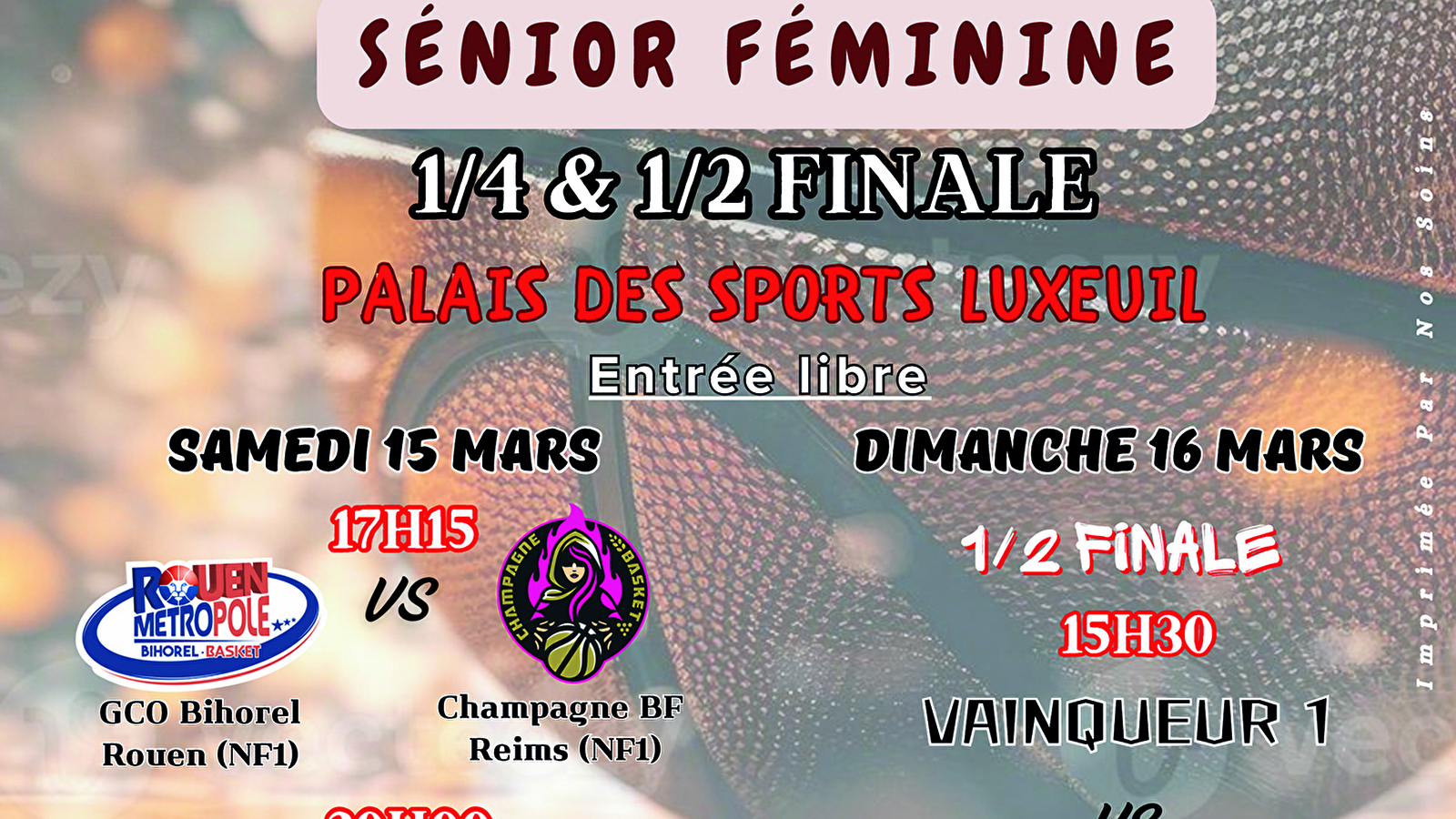 Trophée Coupe de France Basket-Ball Senior féminine
