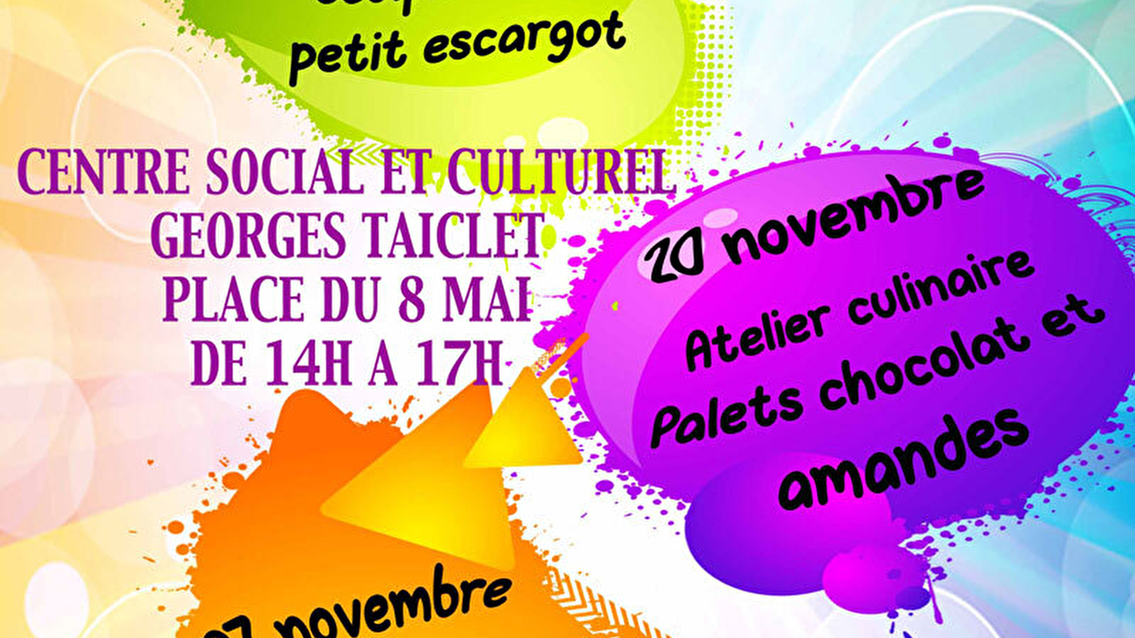 Mercredis récréatifs en famille du mois de novembre