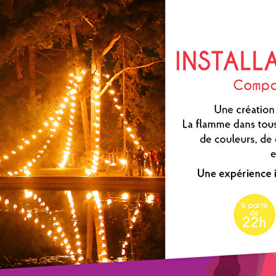 Festival Haute Comté : installation de Feu