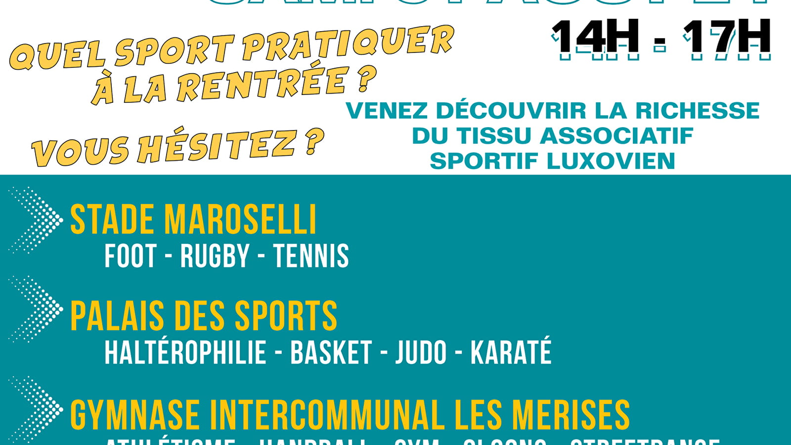 Portes ouvertes sportives