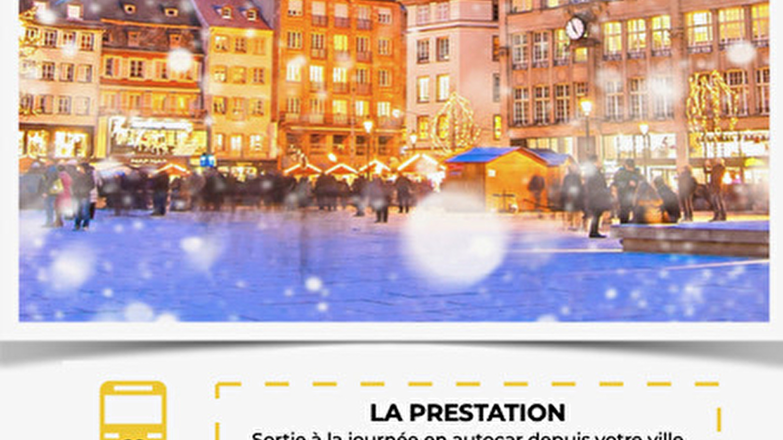 Sortie au marché de Noël de Strasbourg