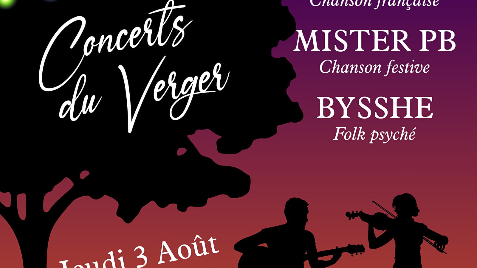 Les concerts du Verger